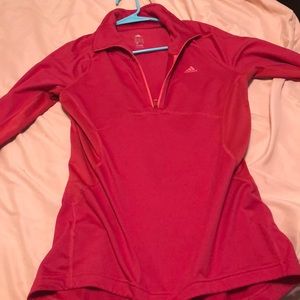 Adidas pink pullover